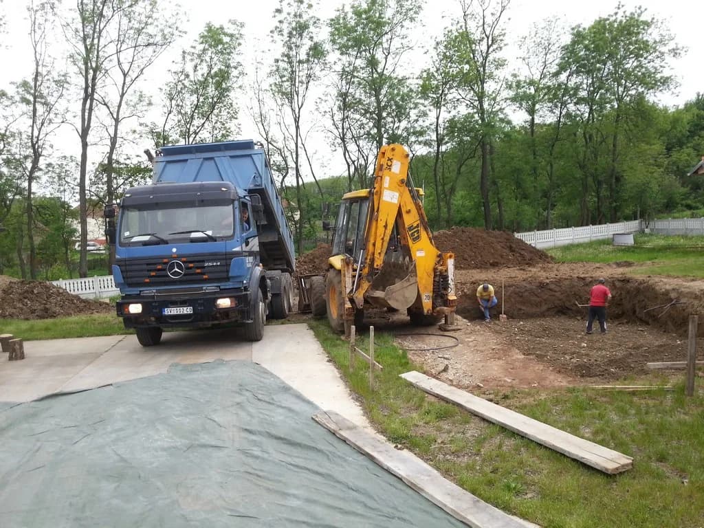 Građevinska mehanizacija Vlajić Projekt na gradilištu